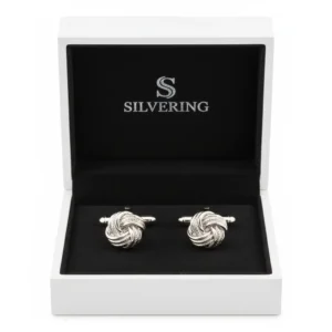 The Classic Square Cufflinks - Handcrafted Sterling Silver for Men